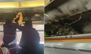 Máy bay hạ cánh khẩn vì cháy sạc dự phòng trên khoang Máy bay hạ cánh khẩn vì cháy sạc dự phòng trên khoang