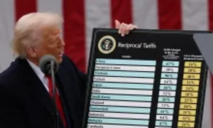 Ông Trump ký sắc lệnh áp thuế đối ứng với hàng chục nền kinh tế Ông Trump ký sắc lệnh áp thuế đối ứng với hàng chục nền kinh tế