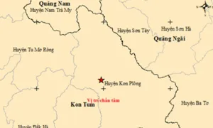 6 trận động đất trong một giờ ở Kon Tum 6 trận động đất trong một giờ ở Kon Tum