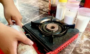 Bình gas mini phát nổ khiến người đàn ông trọng thương Bình gas mini phát nổ khiến người đàn ông trọng thương