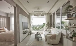 Lối thiết kế hài hòa tại căn hộ ven sông The Gió Riverside Lối thiết kế hài hòa tại căn hộ ven sông The Gió Riverside
