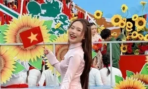 Tiết mục 'Mùa xuân trên Thành phố Hồ Chí Minh' được yêu thích Tiết mục 'Mùa xuân trên Thành phố Hồ Chí Minh' được yêu thích