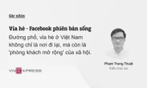 Trà đá, vỉa hè, làng trong phố