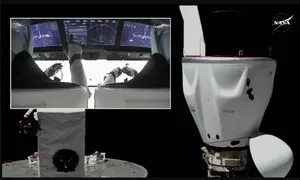 Phi hành gia SpaceX di chuyển tàu vũ trụ trên ISS