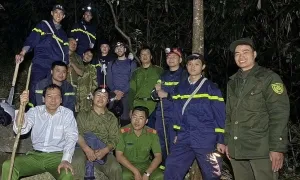 Tìm thấy du khách đi lạc ở vườn quốc gia Hoàng Liên
