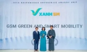 Xanh SM nhận giải thưởng 'Lãnh đạo Xanh' châu Á