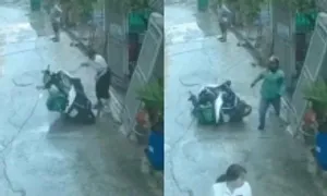 Cán bộ phường ở TP HCM bị kiểm điểm vì xô ngã xe shipper Cán bộ phường ở TP HCM bị kiểm điểm vì xô ngã xe shipper