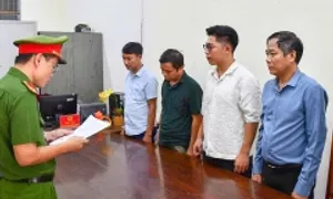 Bốn người bị khởi tố vì đẩy giá đấu giá quyền khai thác cát lên 1.534%